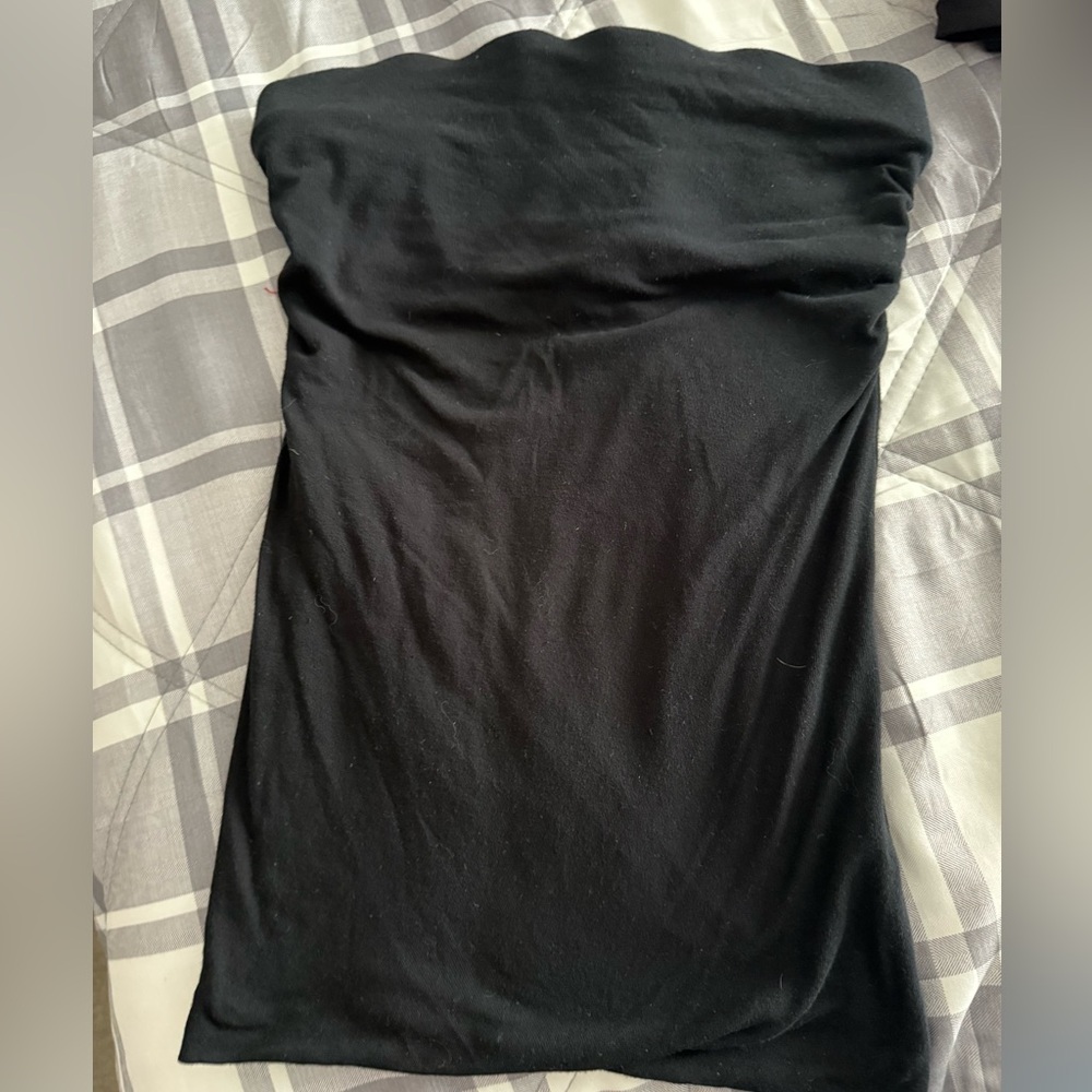 James Perse Black Strapless Tube Top Camisole